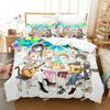 Game VOEZ Bettwäsche-Set, Einzelbett, Doppelbett, Queensize-Bett, Kingsize-Bett, Schlafzimmer für Erwachsene und Kinder, Bettbezug-Set, 3D-Druck, Anime-Bettlaken-Set