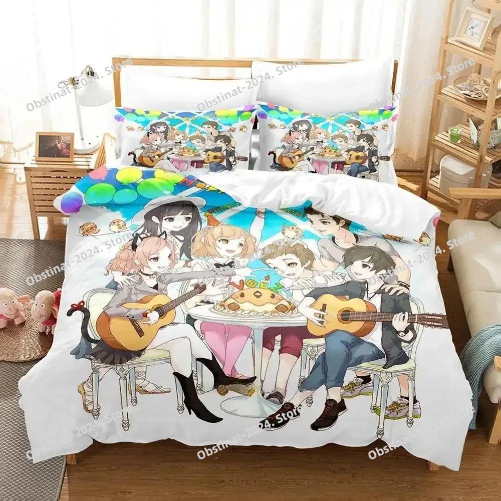 Game VOEZ Bettwäsche-Set, Einzelbett, Doppelbett, Queensize-Bett, Kingsize-Bett, Schlafzimmer für Erwachsene und Kinder, Bettbezug-Set, 3D-Druck, Anime-Bettlaken-Set