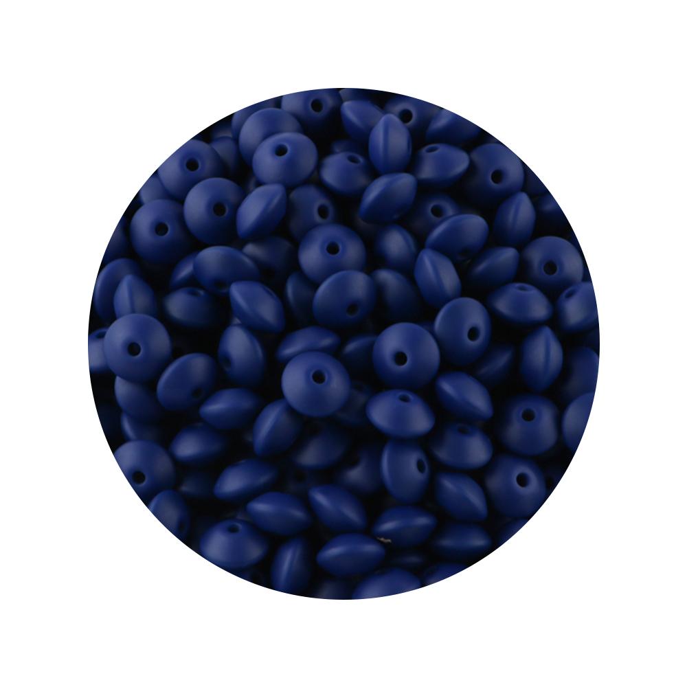 New 50pcs/lot Silicone Lentil Silicone Beads 12mm Jewelry Making Lentil Beads DIY Necklace Bracelets Jewelry Accessories