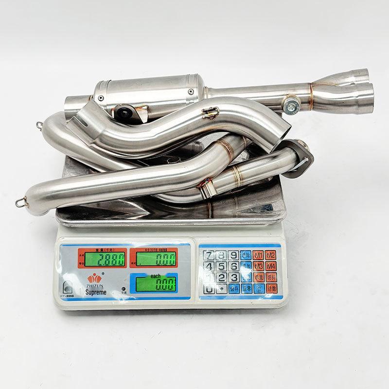 Stainless Steel Front Section for GSX-8R/S Titanium Alloy Exhaust Modification