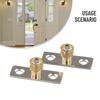 Localizzatore Tappo Guida Porta Scorrevoli 2 Pezzi Accessori