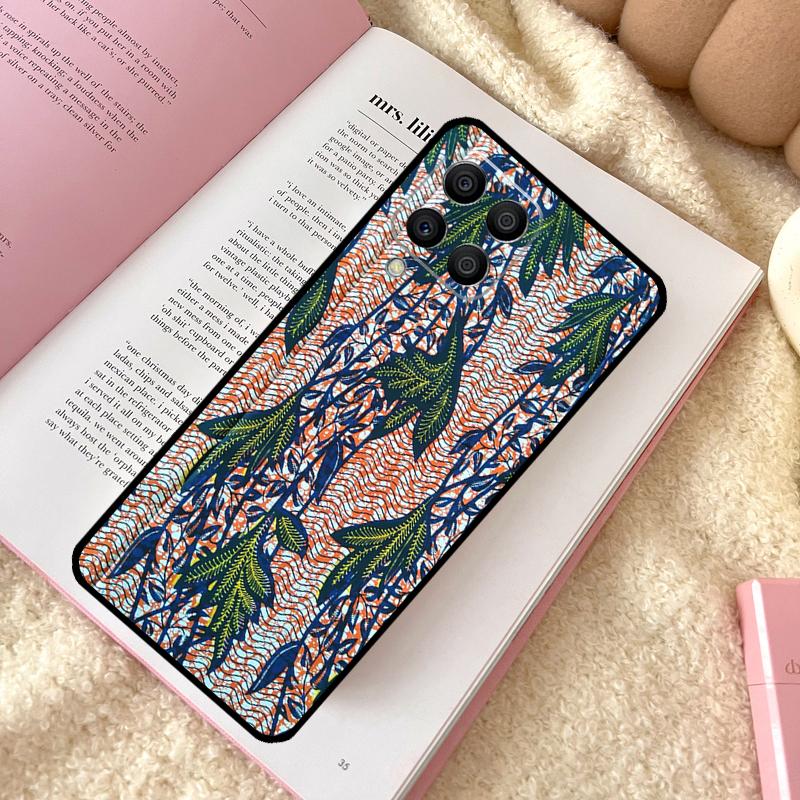 African Fabric Print Case For Samsung Galaxy M21 M12 M13 M14 M15 M06 M16 M36 M56 M31 M53 M32 M52 M35 M55 M34 M54