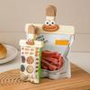 2pcs Creative Face Bag Sealing Clip Food Snack Clip Kitchen Tools Decorative Small Clip Refrigerator Plastic Food Bag Storage