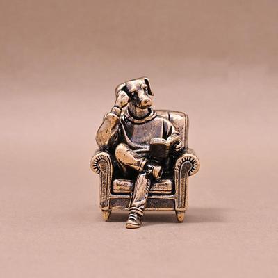 Dog Ceo Miniature Figurine Retro Desktop Office Decor Retro Desktop Office Decor Collectible Ornament