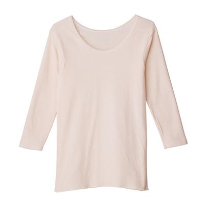 Gunze Sleemer Comfort Workshop Wool Blend Gauze Sleeves Made In Japan KH4146 New Noble Beige LL 3/4 Women's