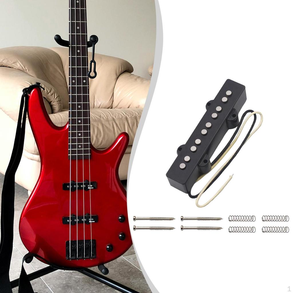 Bass Instrument Accessory Easy To Install Pickup Tuner Single Coil
