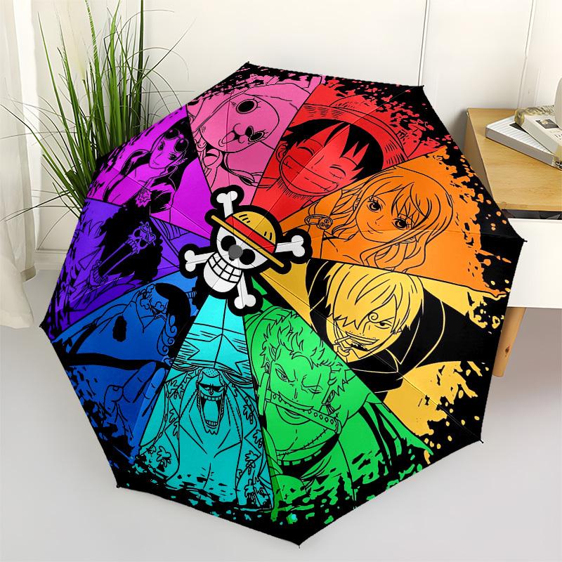 

1pc One Piece Colorful Circle Umbrella with Plastic Handle,Suitable for All Seasons Home Travel Outdoor UmbrellaM939