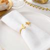 6PCS Modern Star Napkin Buckle Gold/Silver Table Napkin Holder Moon Napkin Rings  Table Setting