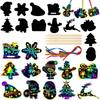 Christmas & Easter Kids' DIY Scratch Painting Colorful Graffiti Paper