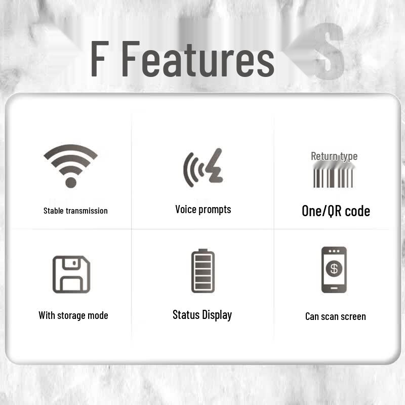 NTEUMM Wireless Bluetooth Barcode Scanner NT-2028