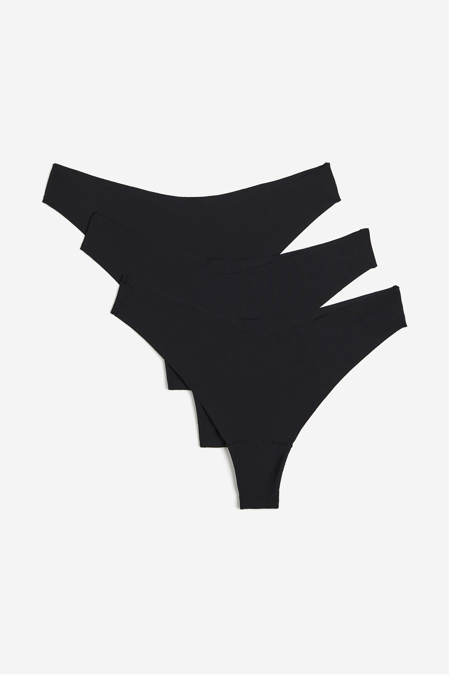 

3-pack invisible thong briefs