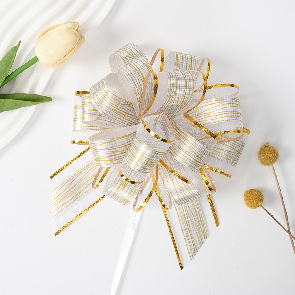 20Pieces Large Pull Bows Gift Bows Present Wrapping Pull Bows with Ribbon for Wedding Party Decorations Gift Baskets