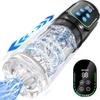 Telescopic Rotation Masturbator Cup Sucking Penis Pump Pocket Pussy Blowjob Sex Toys Stroker Piston Automatic Mastubator for Men