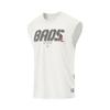 Basketball Series Letter Round Neck Breathable Versatile Sleeveless Vest Men Tops Off-White AVSV011-1