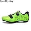 Fashion Cycling Shop Damen/Herren Rennrad-Fahrrad-Selbstsperrschuhe, atmungsaktive, rutschfeste Turnschuhe, große Schuhe, 46,47