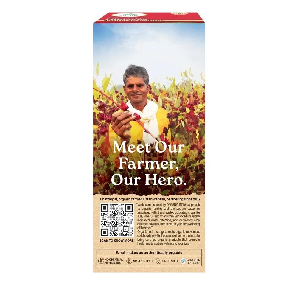 Moringa Hibiscus 25 Tea bags Boost Antioxidants