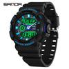 Sanda Unisex Luminous Sports Watch: Trendy, Waterproof, and Ideal for High School Students