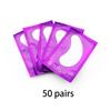 50/100 PCS Patches for Eyelash Extension Under Eye Pads Eyelash Patches Free Sticker False Eyelashe Custom Logo Make Up Tools