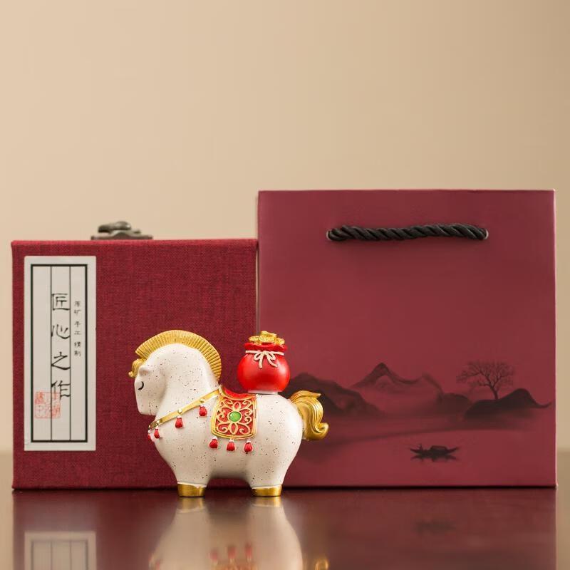JINGRUIXIANG Гэочао Счастливая Лошадь Фигурка Процветания