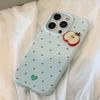 Red Dots Apple 17 Mobile Phone Case Iphone16promax Suitable for 12 Anti-fall 14 Three-dimensional 13 Small Fresh 15
