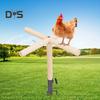 Chicken Perch Toy Wooden Chick Perch Stand with Metal Ground Stake Coop Backyard Poultry Accessories for Roosters Chicks Parrots