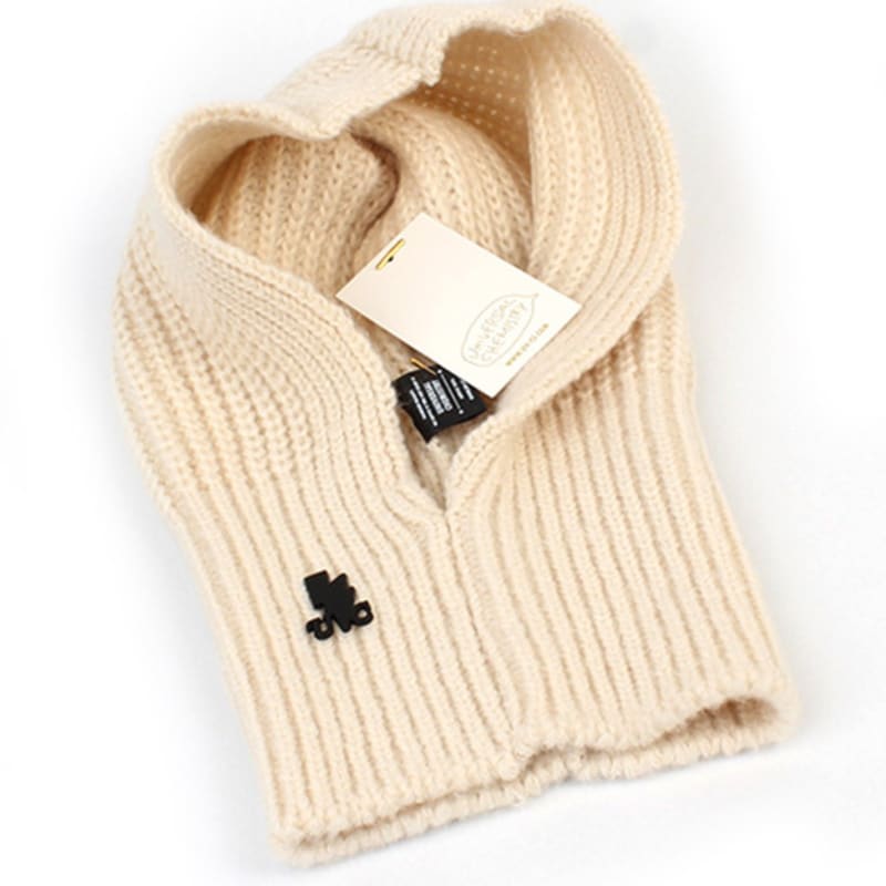 Universal chemistry Bold Knit Ivory Balaclava