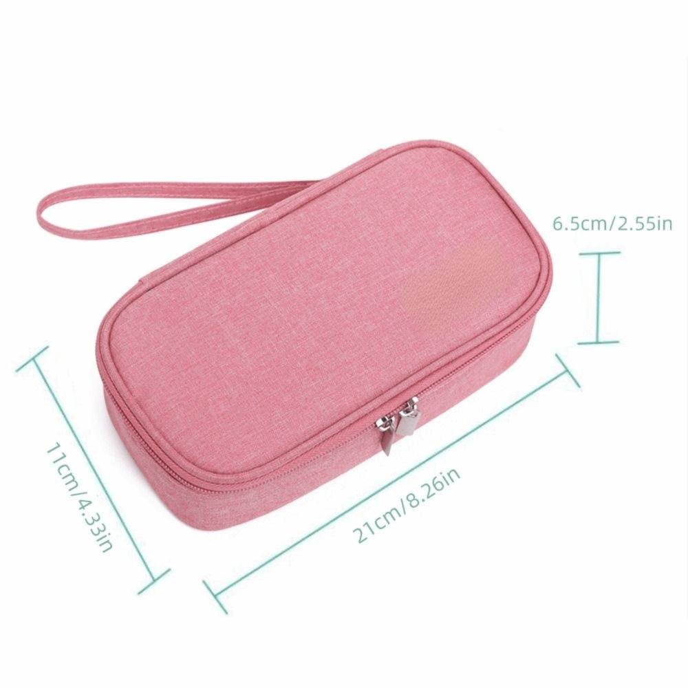 Thermal Insulated Insulin Cooling Bag Waterproof Thermal Pill Protector Drink Cooler