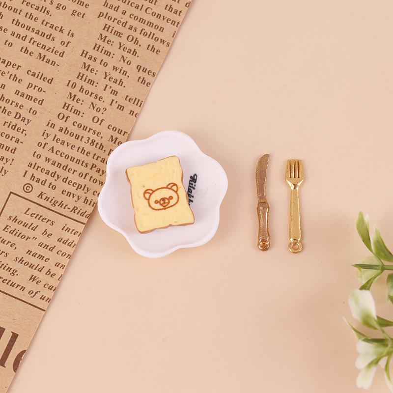 1:12 Miniature Dollhouse Egg Tart Mini Chocolate Cake Dessert Bento box Model for Doll House Decor Pretend Food Kitchen Toys