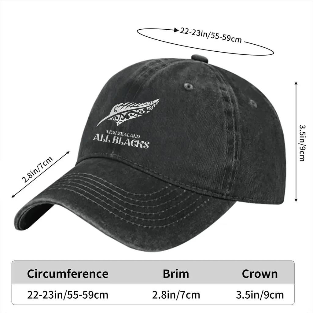 Summer Cap Sun Visor Novelty Hip Hop Caps New Zealand All Blacks Cowboy Hat Peaked Hats
