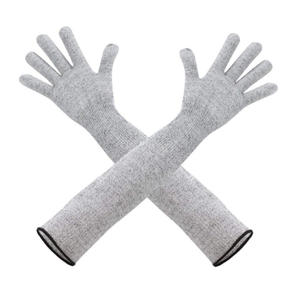1Pair Breathable Safety Sleeves 20-55cm Anti Cut Arm Sleeve Durable Protection Gloves Labor