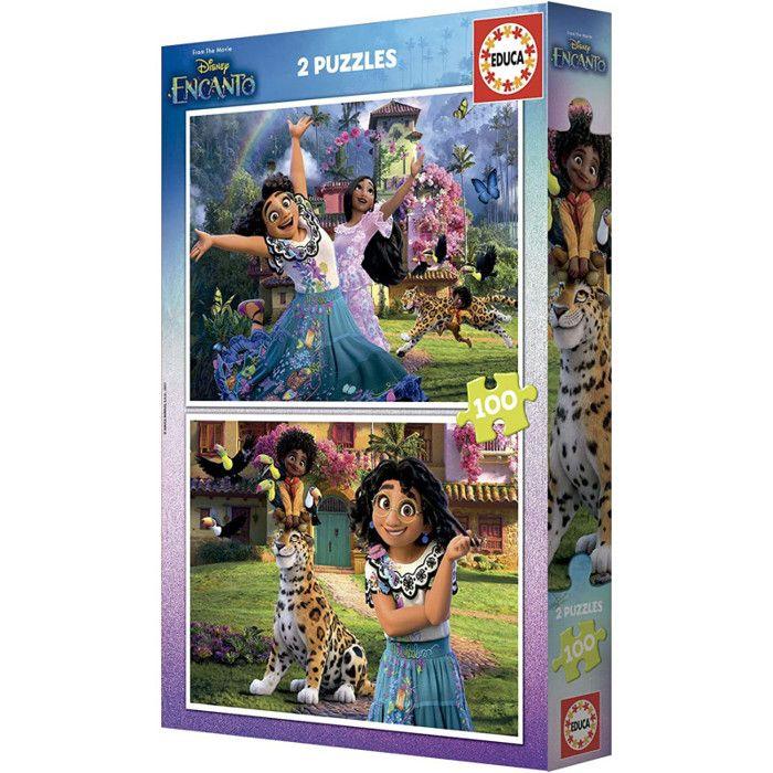 Puzzles 2 X 100 Pieces : Disney : Charm