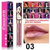 3 teile/satz Schöne Mädchen Traum Farbe Chameleon Diamant Glitter Lip Gloss Lippenstift Matte Lippenstift Wasserdicht Dauerhafte Lippenstift