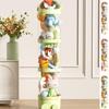 Doll Storage Box Toys Organization Plush Toy Storage Tube Transparent Plastic Stuffed Storage Cylinder with Lid Home Decor