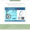 BAMOER New 925 Sterling Silver Simple Contrast-Color Ring Size 6 7 8 for Women Violet Bohemian Style Ring Fine Jewelry Anillo