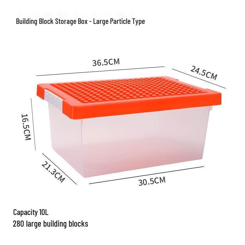 Children's Magnetic Tile Storage Box for Building Blocks & Programming Schools