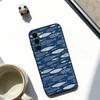 Small Fish Phone Case For Samsung Galaxy A73,A72,A71,A70,A53,A52,A51,Others Soft Black Cover