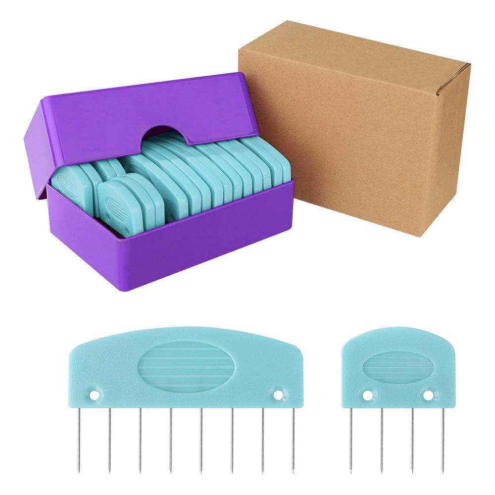 

Булавки для придания формы свитерам и шалям - Набор инструментов для вязания своими руками небесно-голубой