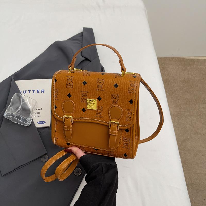 

Popular fashion cute printed handbag versatile commuter casual shoulder messenger bag backpack