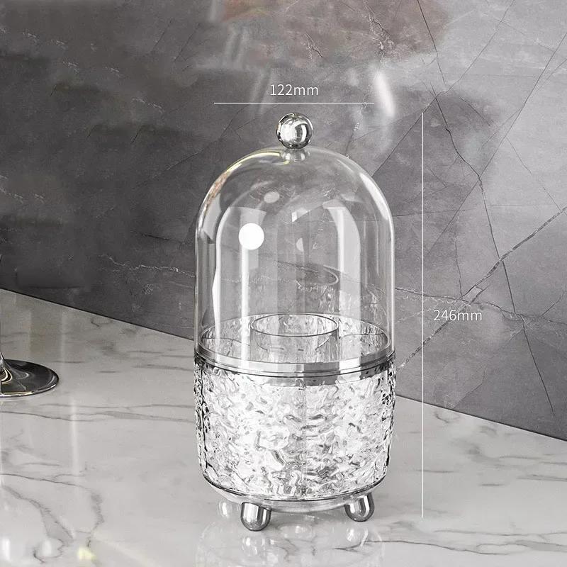 

Хранение косметики 360° Держатель для кистей для макияжа Держатель для губной помады и бровей Сетка для теней для век Пылезащитная крышка-лента Прозрачный тубус для хранения