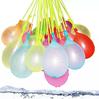 SHULLIN 111-Piece Water Balloon Set, Water Bomb Toys for Summer Festivals and Events, Includes Elastic Cords, Make Water Balloons In One Go, Suitable