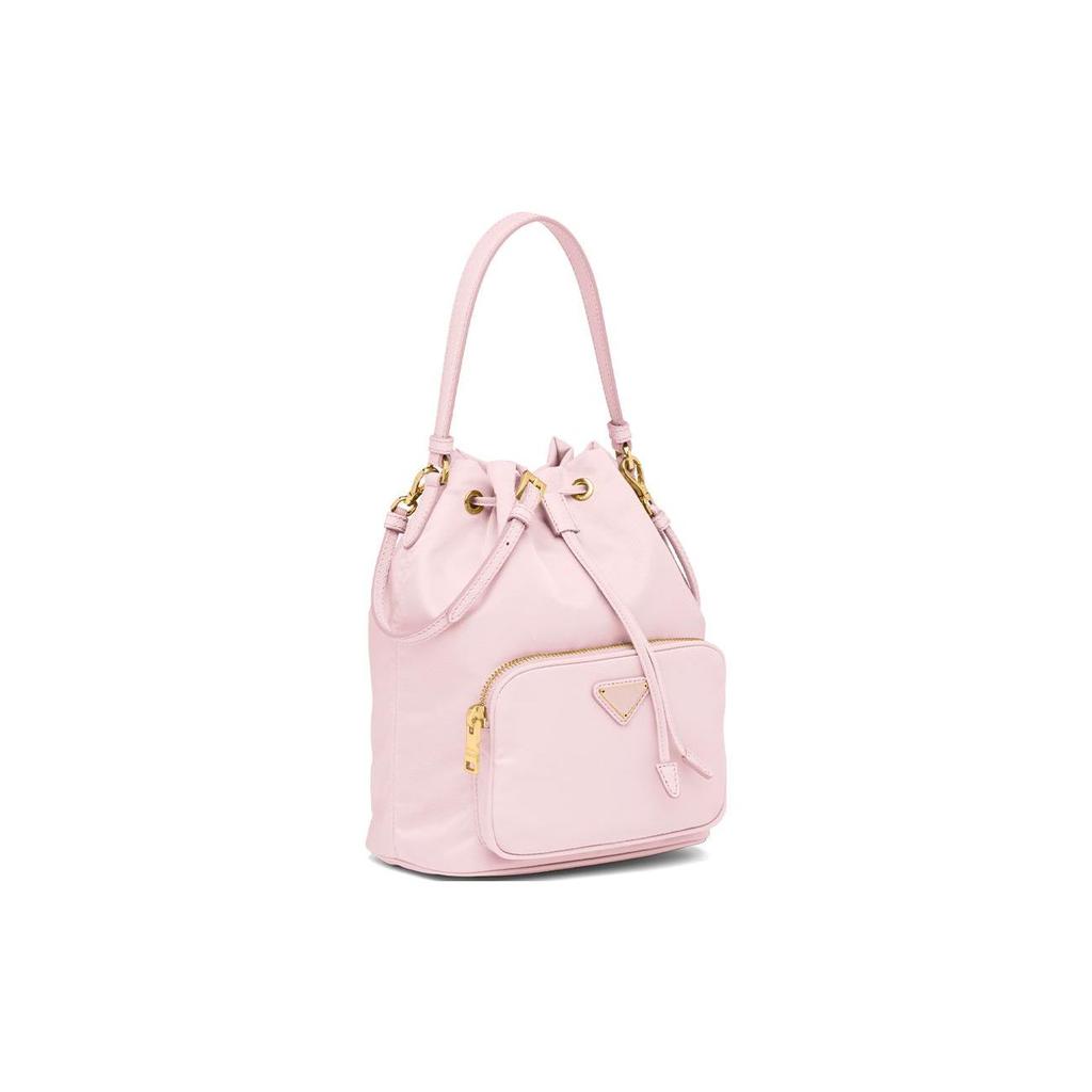 Prada Duet Bucket Shoulder Bag Rose Women Shoulder_bags Pink 1BH038-RV44-F0E18