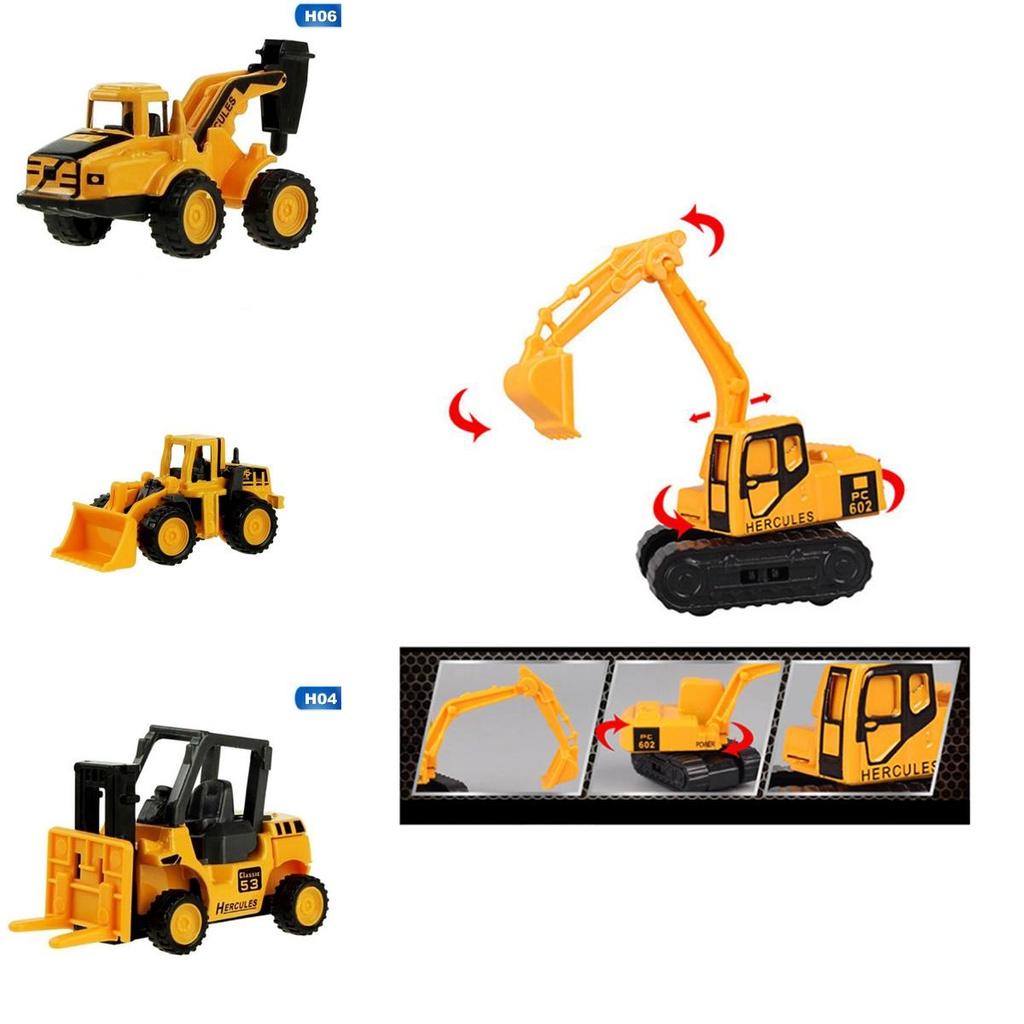 Hochsimulations-Legierungskonstruktion LKW-Modell Spielzeug Mini-Bagger für Kinder Spaß