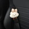 New Cartoon Bow Cloud Car Seat Belt Cover Shoulder Strap Harness Cushion Car Seatbelt Shoulder Pad Protector Auto Neck Support