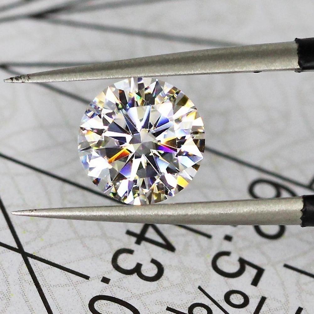 Moissanite Round Brilliant Cut Diamond Bulk Jewelry