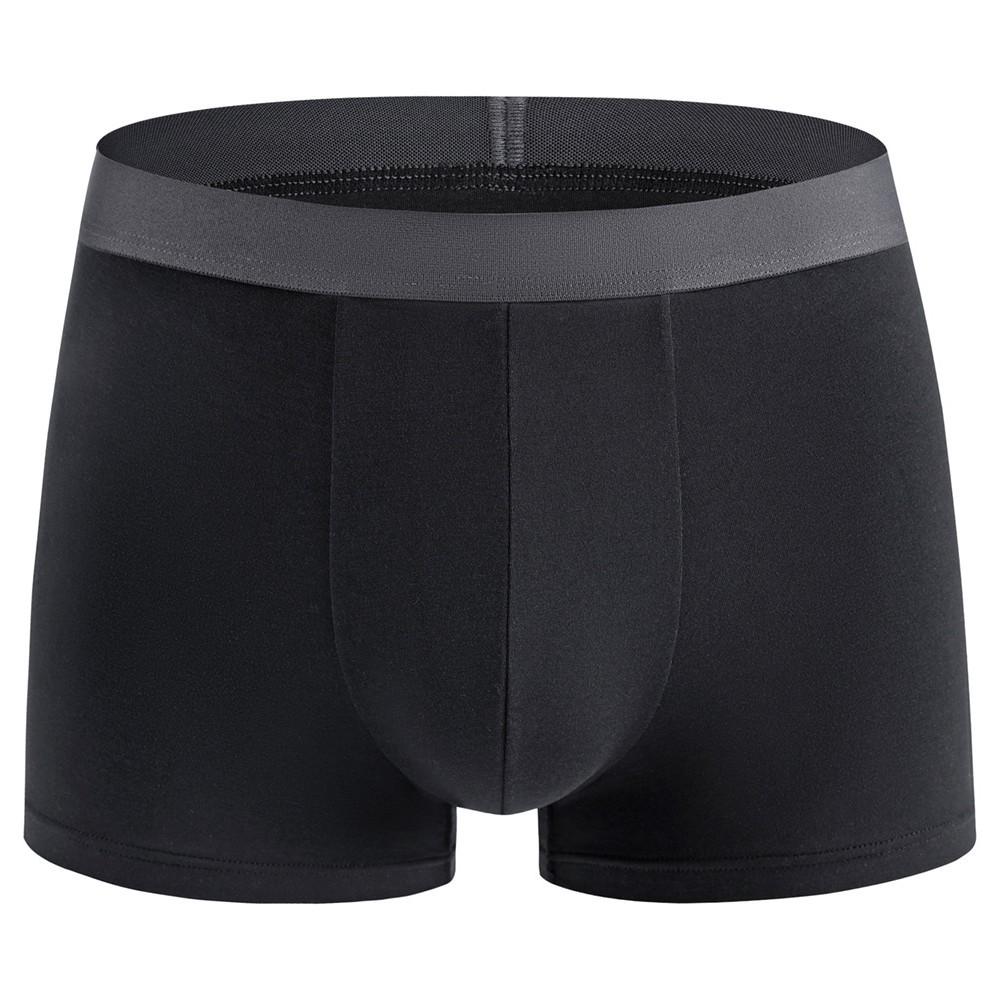 Plus-size Men's Spring and Summer Modal Sports Breathable Mid-waist Briefs