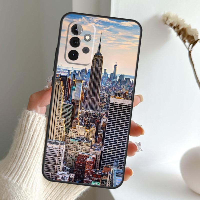 

New York City Case For Samsung Galaxy A52 A32 A12 A16 A26 A36 A56 A15 A35 A55 A34 A54 A13 A33 A53 A17 A06 Samsung A22 5G