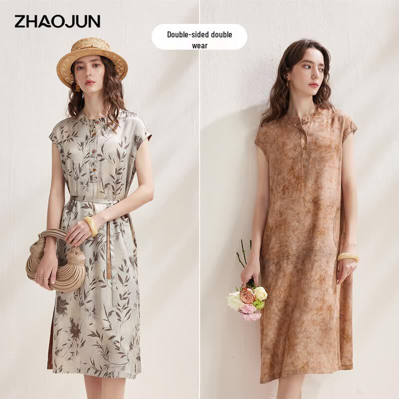 Zhaojun 2026 Spring/Summer Mulberry Silk Reversible Dress 2XL