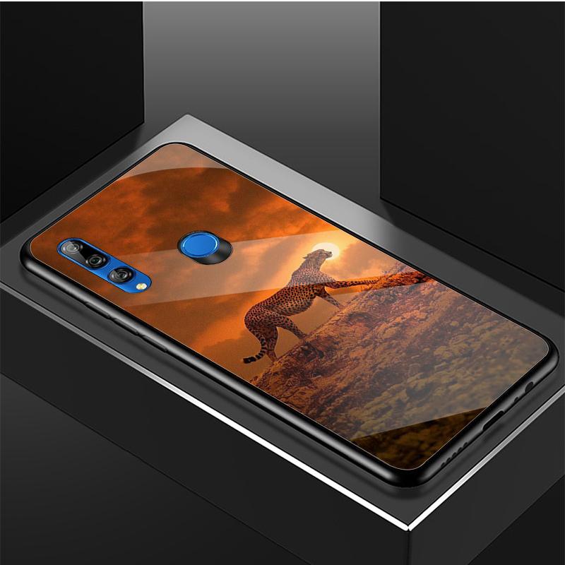 

Чехол для телефона Jaguar из закаленного стекла для Huawei Honor 8X9 10i 20i 20Lite 20Pro 30 Pro Honor 30 Pro