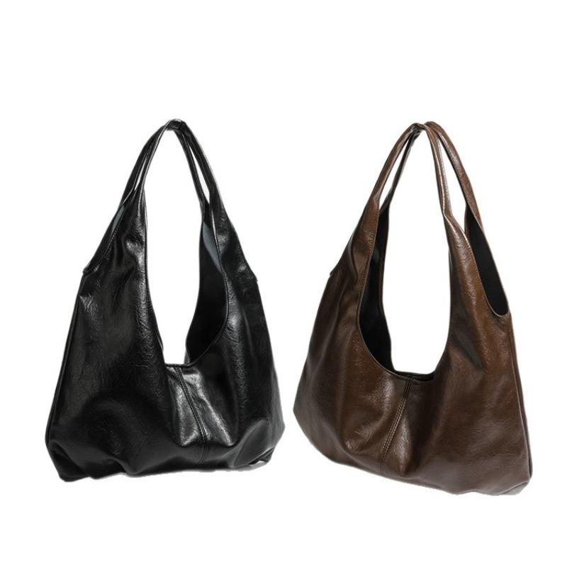 Small-scale Design, Retro and Simple Tote Bag for Commuting, Shoulder Bag with Adjustable Strap At The Armpit Area