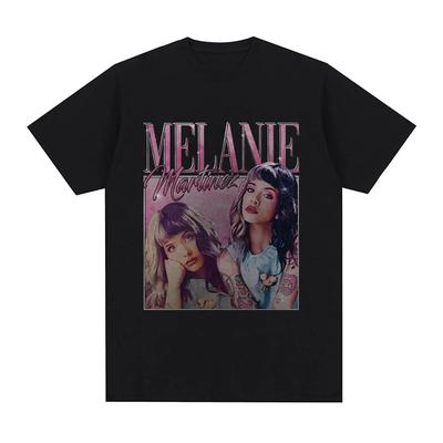 Singer Melanie Martinez Graphic Print T-shirt Men Woman Harajuku Vintage Oversized T Shirts Cotton Short Sleeve T-shirts 70230